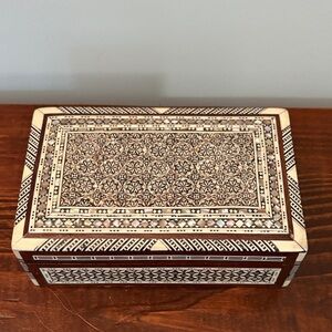 Intricate Shell Inlay Box